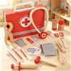 Set da Dottore in Legno Gioco di Ruolo Kit da Medico Giocattolo
