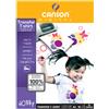 Canson Carta patinata CANSON T-Shirt transfer A4 finitura opaca 140 g/m² bianco conf.10 - C204567480