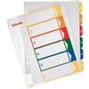 Esselte Rubrica in PPL Esselte extra numerica 1-6 con indice stampabile a PC A4 maxi - 100212