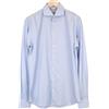 Suitsupply Camicia Uomo Slim Fit Extra Sottile 40-7/15 3/4L Blu A Righe