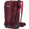 SALEWA zaino da escursione zaino Winter Mate 28 L W Tawny Port bordeaux