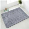 Comart - Tappeto Bagno Nicole - Doccia - Antiscivolo - 67x100 cm Grigio