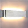 Lightess 18W Applique LED InternoLampada 40cm Alluminio Moderno