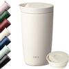 KIVY Tazza Termica 350ml [BICCHIERE CAFFÈ DA ASPORTO] - Thermos in Acciaio Inox Per Caffè o Tè - Bicchiere Termico Da Viaggio - Bicchiere da Caffè Lavabile in Lavastoviglie e Antigoccia - Bianco
