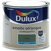 Dulux Smalto Satinato all'Acqua per Metallo Plastica e Legno Pronto all'Uso per Esterni e Interni, 0.5 Litri, Verde