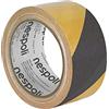 Nespoli Nastro Segnaletico Nero Giallo 50mm x 33m