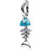 MSPOVOF Animali carini Charm S925 ciondolo in argento sterling per bracciali e collane regalo di gioielli per donne