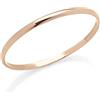 Artlinea Forever Fede fermanello larga 1,2 mm in Oro 18kt Rosa a misura 12