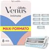 King C. Gillette Gillette Venus Lamette per Rasoio Donna Parti Intime, Confezione da 8