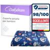 Dailydream Coperta pesante per bambini, 90 x 120 cm, 2,5 kg, 100% cotone, imbottitura di perle di vetro, coperta terapeutica per peso corporeo 20-35 kg
