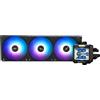 THERMALRLGHT TR-Thermalright FW360 Nero ARGB Liquid CPU Cooler, Schermo LCD IPS da 2,4 pollici con risoluzione 320x240 - Magnetico, tema schermo DIY, per AM4/AM5, LGA1851/1700/115x