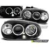 Tuning Tec Coppia Fari Fanali Anteriori Tuning GOLF 4 09.97-09.03 ANGEL EYES Nero