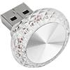 Generic Lampada Atmosferica per Auto USB - Luce Notturna LED Compatta, Illuminazione Ambientale Colorata, Accessorio per Decorazione Interna | Luce d'Ambiente LED per Viaggi, Guida Notturna, Luce di Lusso con