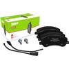 VALEO Imbottiture per freni Expert 301816A, Set di 4 imbottiture, Asse anteriore, Completamente dotato di accessori montati - Certificate ECE-R90