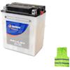 CLICK & GO COMPATIBILE CON HONDA CB F2 Seven Fifty 750 per anno 1992 al 1995 BATTERIA YB14-B2 TECNIUM BB14-B2 BATTERIE 14 AMPERE 12 VOLT FORNITA COMPLETA PER L'UTILIZZO 134X89X166MM