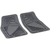 Goodyear 77098 Set 2 Tappeti Auto Anteriori con Bordi Rialzati, Grigio, 78 x 50 cm