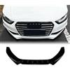 IDENUONA Kit splitter per spoiler anteriore per Audi A4 S4 B8.5 Sline 2013-2016, nero