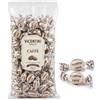 Generico Caramelle Dure Assortite 1Kg Vari Gusti Caffè Limone Orzo Frutti Misti Incartate Singolarmente Snack Dolce Da Ufficio Casa Bar Reception (Caffè 1Kg)