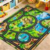 FCXVXCL Tappeto da Gioco per Bambini 60 x 90 cm Tappeto da Gioco Antiscivolo Tappetino da Gioco Lavabile in Lavatrice a Pelo Corto per la Camera dei Bambini Decorazione della Sala Giochi6