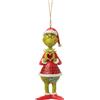 Enesco Dr. Seuss Grinch Di Jim Shore Con Cuore Mani Ornament Da Appendere