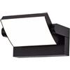 V-TAC VT-11020 lampada led da parete rettangolare orientabile faro 17W 150lm/w colore nero 4000k design moderno IP65 sku 2937