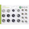 NEDIS Batterie Bottone Litio Confezione Multipla Cr2025 Cr 2 (20 Pz)
