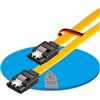 sonero® cavo dati SATA III 6Gb/s, 0,30 m, giallo