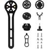 Generic Montaggio delcomputer in Bicicletta - 14.2x3x0,6 cm supportoa Gambo Regolabile, supportoper Computer Bici Anteriore, supportoin Alluminio Leggero | Compatibile con per l'uso di