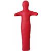 Milageto Children Training Dummy Bambino Manichino Allenamento Bambola Grappling Sacco Colpi in Pelle Pu Robusta per Sviluppo Potenza Precisione E Tempo Adatto, Rosso, 130cm 15kg