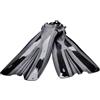 YWMJZEU Pinnule con Tallone Aperto Leggere Pinnule da Sub Professionali Attrezzatura per Subacquei, Snorkeler , Nero , S-M 5-9