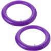 HOMSFOU Anello Fissaggio Palla Yoga 2 Pezzi in PVC Porpora