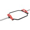 Madelynn Hex Bar 142 x 56 cm acciaio Trap Bar 150 kg di forza di sollevamento manuale esagonale con 2 morsetti a molla e impugnatura ergonomica, per casa, palestra, posto di lavoro