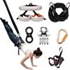 Generic Sistema Bungee Fitness Professionale for Carichi Pesanti - Corda Yoga Volante Antigravità con Imbracatura a Sgancio Rapido, Corda Elastica Resistente | For bar commerciali, pub e bar for la colazione a casa