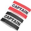 HYTROVE Fascia da Capitano Calcio 2 Pezzi in Nailon Regolabile ed Elastico per Adulti per Partite di Calcio e Rugby su Campo