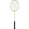 Talbot-Torro Racchetta da Badminton Fighter, per Principianti, Asta in Acciaio Temprato, Testa in Alluminio Leggero, Verde/Arancione, 429807