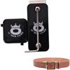Générique Porta gesso per stecca Mini Pocket Chalk Clip Billiard Pool Chalk Holder