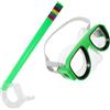 GLEAVI Maschera Snorkeling con Occhialini Piscina Antiappannamento ad Alta Definizione, Tubo Professionale in Silicone, per Spiaggia e Piscina