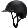 Ronyme Casco Equitazione Cappello Equestre Protezione Cavallo Accessorio Sportivo Ventilato Materiale PC Mesh Interno Regolabile Comodo Uso Prolungato Adatto, Nero Opaco, M 54-58 Cm