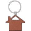 IMPRESSION Portachiavi in pelle riciclata a forma di casa jim Personalizzate o neutre