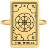 Handmade Anello personalizzato con carta dei tarocchi del Sole, gioiello spirituale da donna
