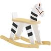 AIYAPLAY Cavallo a dondolo in legno per bambini 1,5-3 anni, 68x26x53 cm, multicolore | Aosom Italy