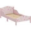 AIYAPLAY Letto Montessori per bambini 3-6 anni con sponde e forma a fiocco, rosa | Aosom Italy