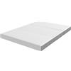 HOMCOM Materasso pieghevole in 3 parti in memory foam gel 140x190x15 cm, bianco | Aosom Italy