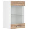 Vicco Mobile da cucina in vetro R-Line, Sonoma, 40 cm | 1 Anta · 1 Ripiano · Profondità - 31 cm · ✓ Liberamente combinabile · ✓ Tutto in vista