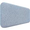 DHOME Testiera Imbottita Liscia Arrotondata Luxury Edition per Parete Acustica Testiere Fonoassorbenti Testata Letto Camera da Letto (Espigas Azul, 90cm)