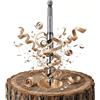 SOMADA Punta da trapano a coclea da 1/2 x 20,3 cm per legno, gambo esagonale a cambio rapido, 3/8, punta lunga per trapano a coclea per legno morbido e duro, plastica, cartongesso e materiali