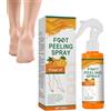 LinBomZony Foot Peeling Spray, Instant Dead Skin Remover for Cracked Heels, Dry Feet & Calluses, Idrating Moisturizing Pedicure Care, Hydrating Refreshing, Women & Men Orange Scented (100ML) (1 PCS)