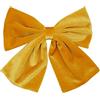 Ling & Bai Fermaglio per capelli in velluto, per donne e ragazze, 20,3 cm, grande fiocco per capelli a coccodrillo, per bambini e adolescenti (giallo)
