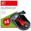 SWISSINNO Trappola per Topi PRO - 4 Trappole con Esca per Topi SuperCat