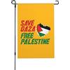 Generic Bandiere Da Giardino Save Gaza Free Palestine Garden Banner Premium Bandiere Durevole Striscione Per Festa Celebrazione Eventi Interno 30X45Cm